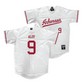 Arkansas Baseball White Jersey - Wehiwa Aloy | #9