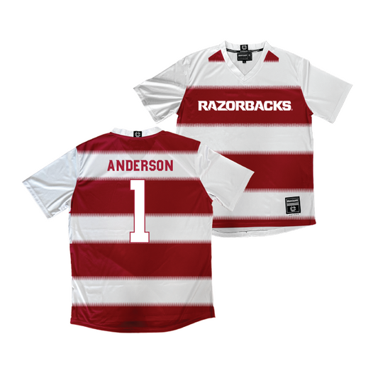 Arkansas Women's Soccer Cardinal Jersey  - Zoë Anderson