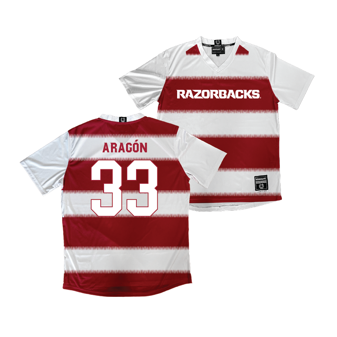 Arkansas Women's Soccer Cardinal Jersey - Sophia Aragón