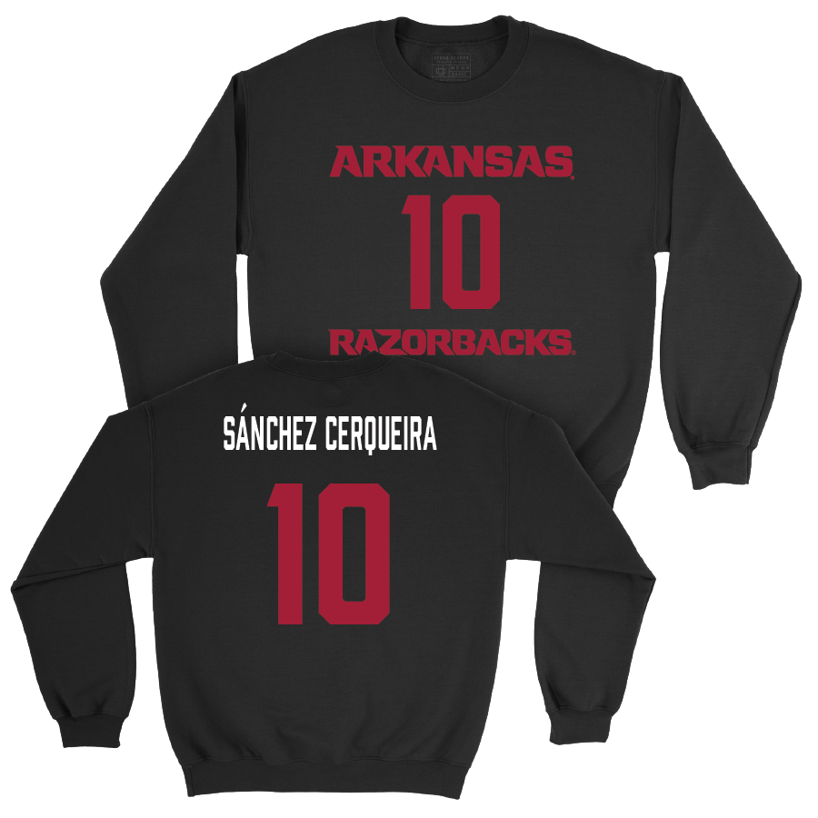 Arkansas Football Black Player Crew - Alex Sanford Youth Small