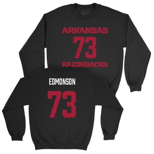 Arkansas Football Black Player Crew - Brooks Edmonson Youth Small