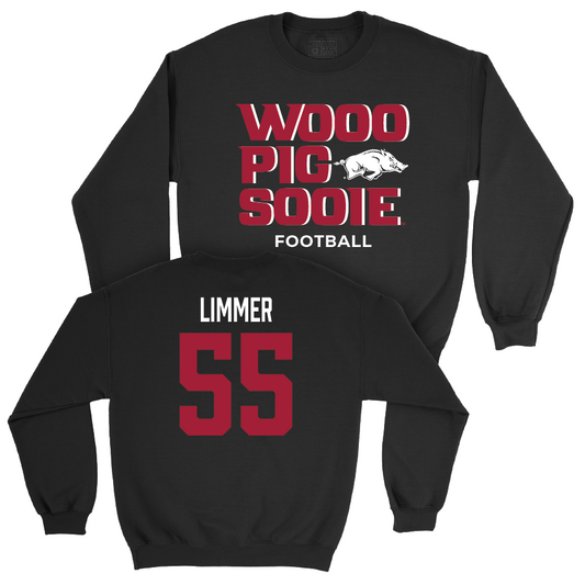 Arkansas Football Black Woo Pig Crew - Beaux Limmer Youth Small