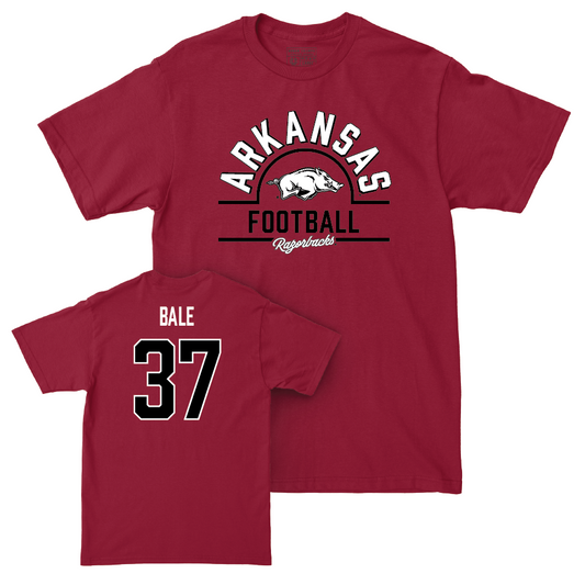 Arkansas Football Cardinal Arch Tee - Devin Bale Youth Small