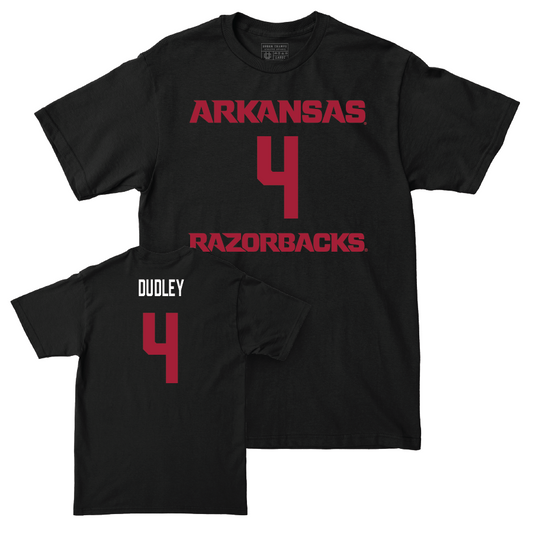 Arkansas Women's Volleyball Black Player Tee - Lily Dudley Youth Small