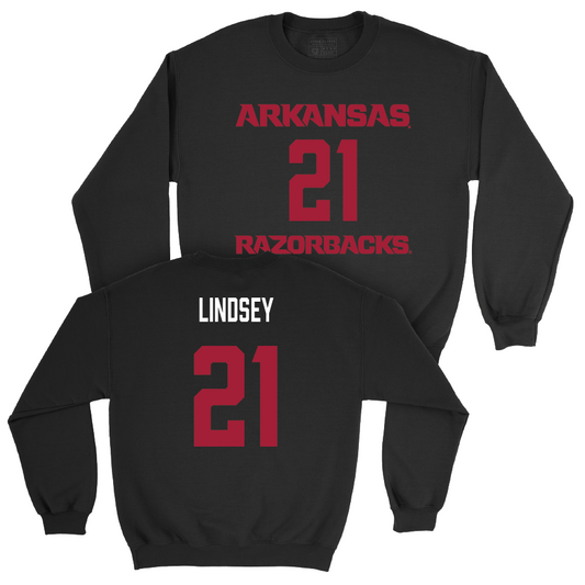 Arkansas Women's Basketball Black Player Crew - Loren Lindsey Youth Small