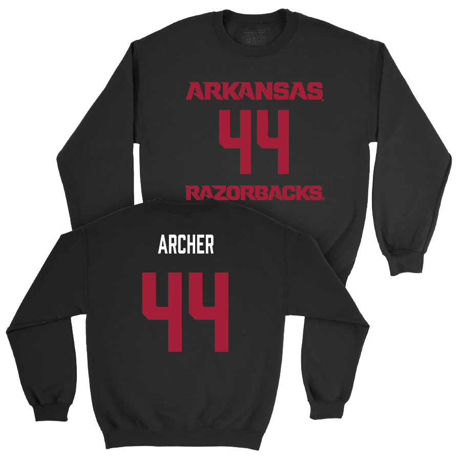 Arkansas Women's Basketball Black Player Crew - Maryn Archer Youth Small