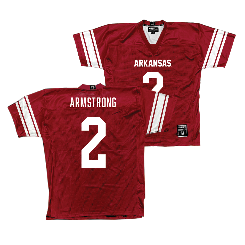 Arkansas Football Cardinal Jersey - Andrew Armstrong