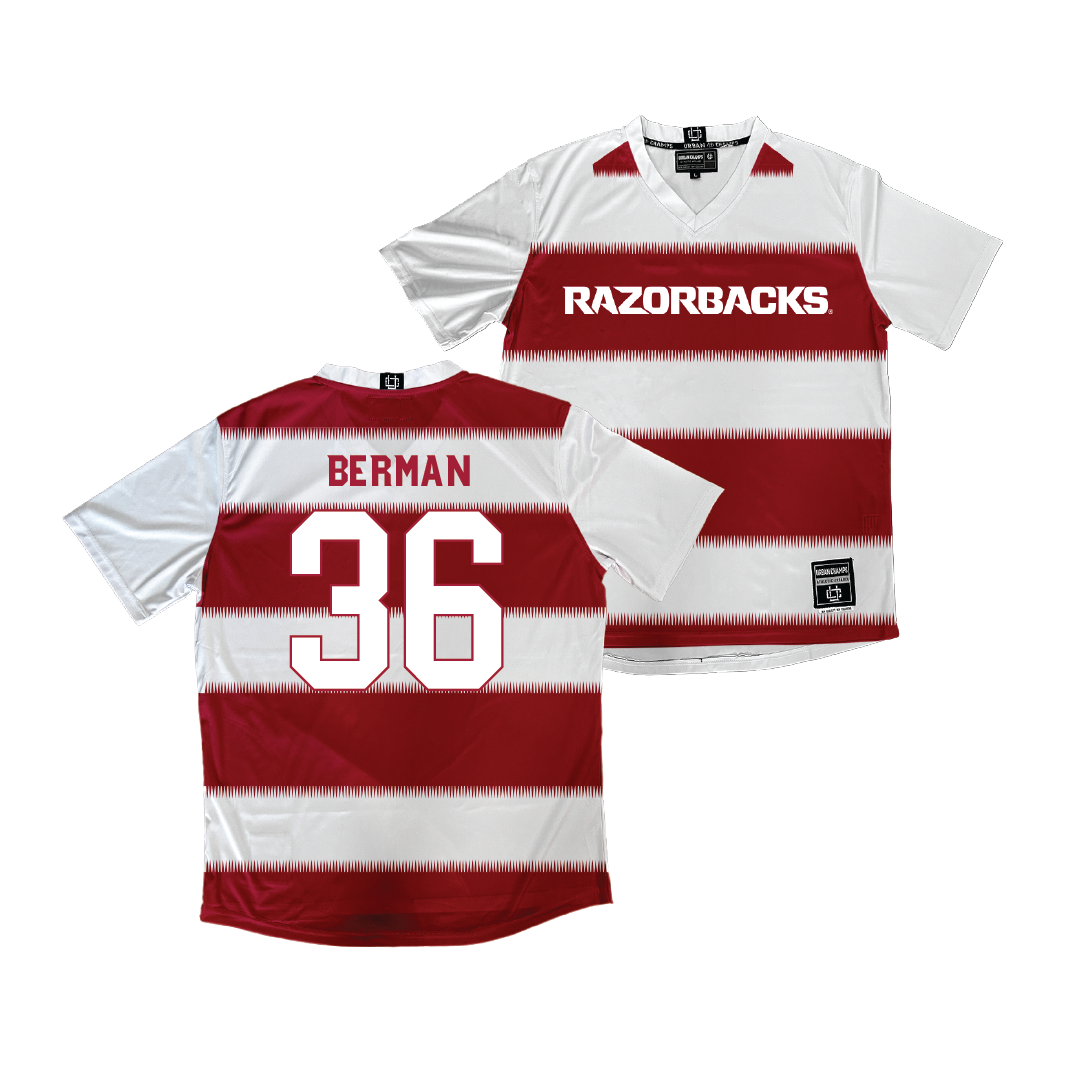 Arkansas Women's Soccer Cardinal Jersey - Taylor Berman