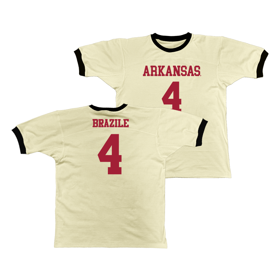 Arkansas Retro Ringer Tee - Trevon Brazile