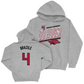 Arkansas Men's Basketball Sport Grey Hogs Hoodie - Trevon Brazile