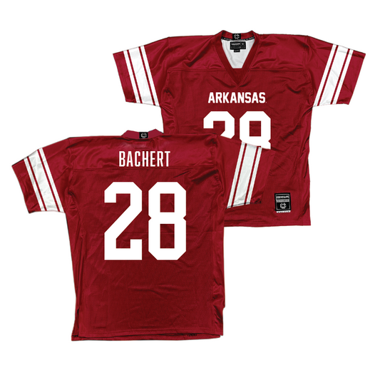 Arkansas Football Cardinal Jersey    - Jezreel Bachert