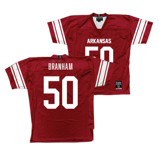 Arkansas Football Cardinal Jersey   - Kobe Branham