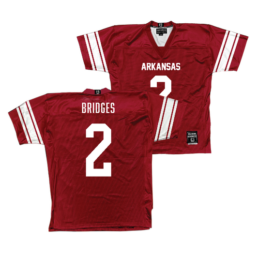 Arkansas Football Cardinal Jersey   - Selman Bridges