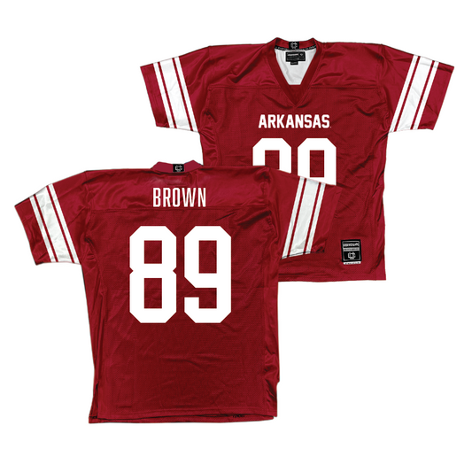 Arkansas Football Cardinal Jersey    - Khafre Brown