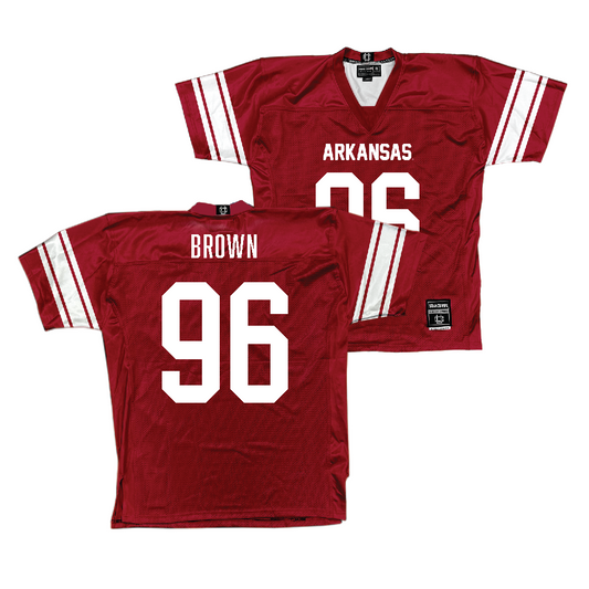 Arkansas Football Cardinal Jersey   - Elijah Brown