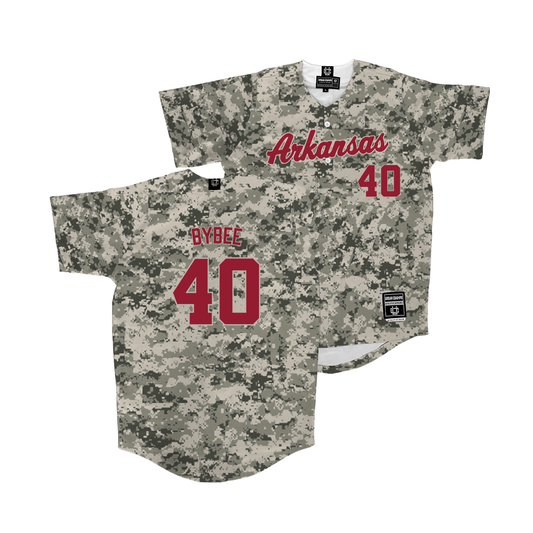 Arkansas Baseball Camo Jersey - Ben Bybee | #40