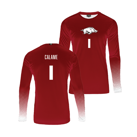 Arkansas Women's Volleyball Cardinal Jersey - Avery Calame