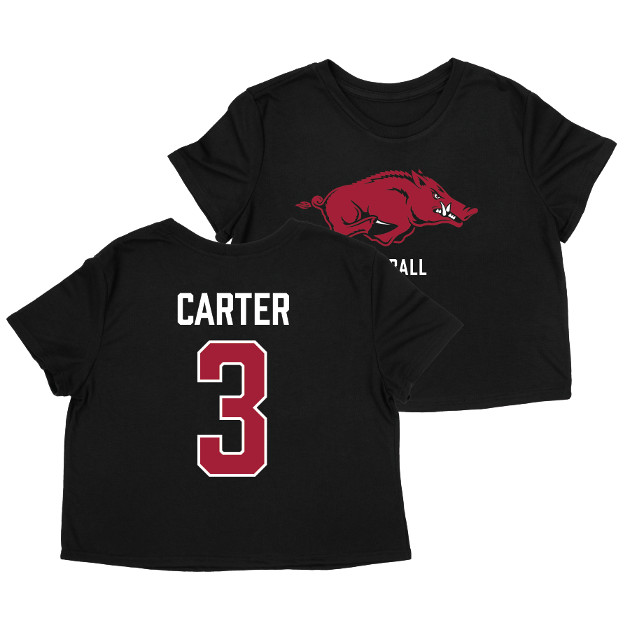 Arkansas Softball Crop Top - Nia Carter | #3