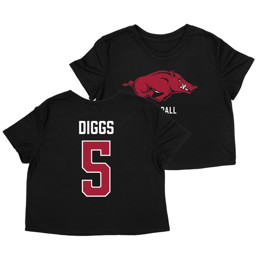 Arkansas Baseball Crop Top - Kendall Diggs | #5