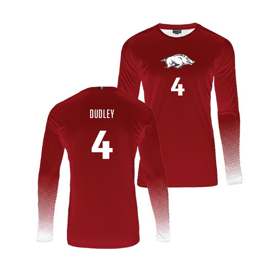 Arkansas Women's Volleyball White Jersey - Lily Dudley
