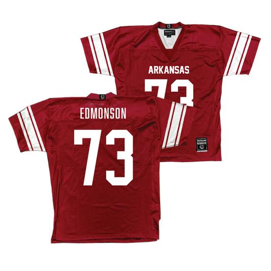 Arkansas Football Cardinal Jersey - Brooks Edmonson