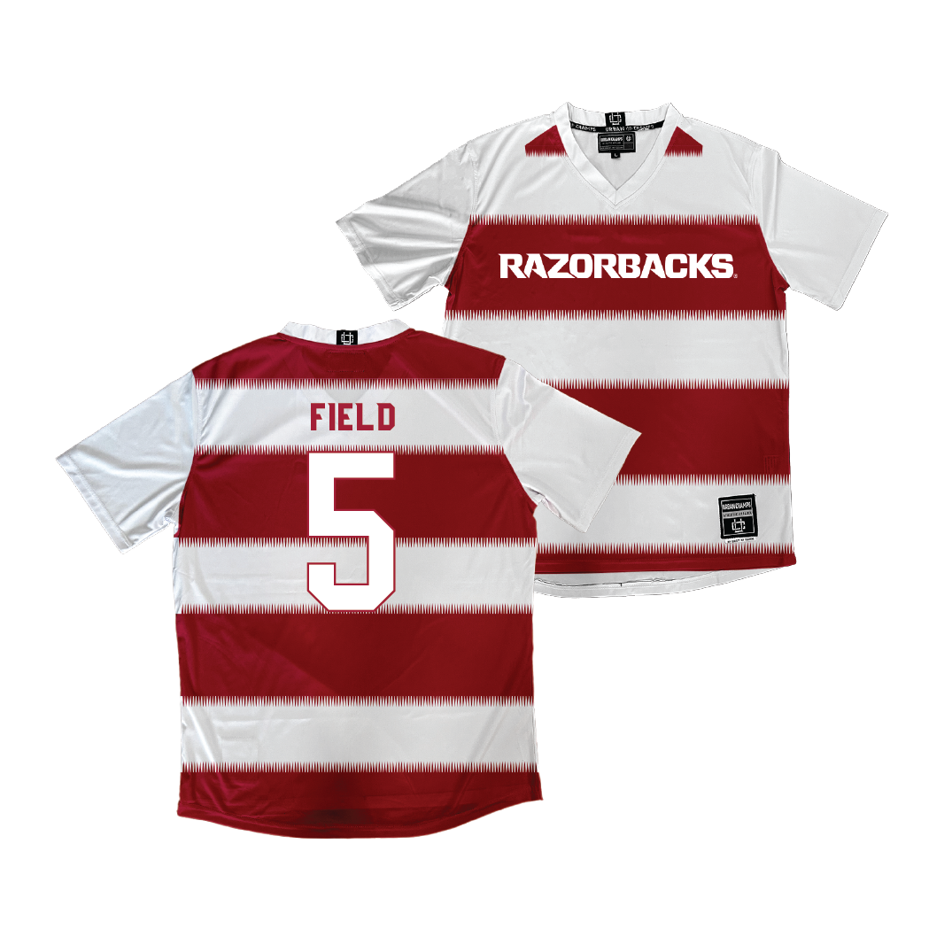 Arkansas Women's Soccer Cardinal Jersey - Bella Field