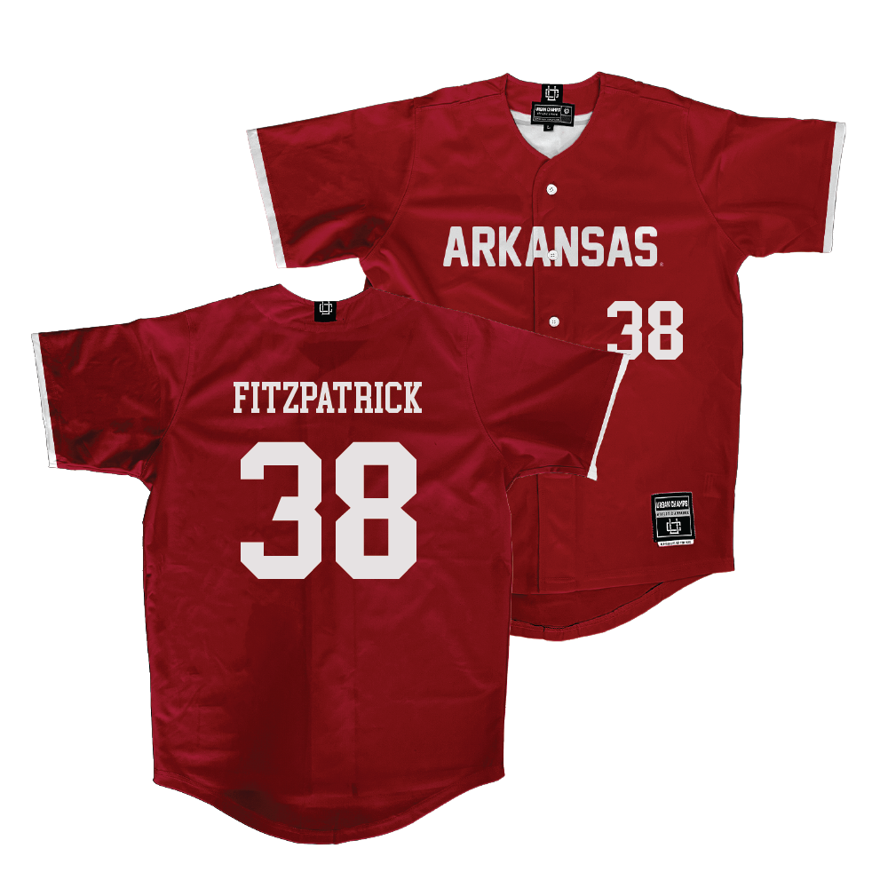 Arkansas Baseball Cardinal Jersey - Sean Fitzpatrick | #38