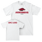 Arkansas Women's Tennis White Classic Comfort Colors Tee   - Carolina Gomez Alonso