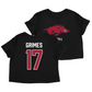 Arkansas Baseball Crop Top - Hunter Grimes | #17