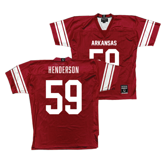 Arkansas Football Cardinal Jersey - Eli Henderson