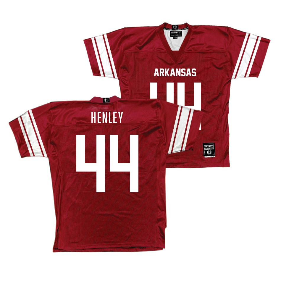 Arkansas Football Cardinal Jersey - Kaden Henley
