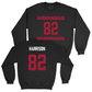 Arkansas Football Black Player Tee   - Monte Harrison