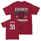 Arkansas Football Cardinal Staple Tee  - Spencer Henslee