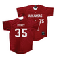 Arkansas Baseball Cardinal Jersey - Jordan Huskey | #35