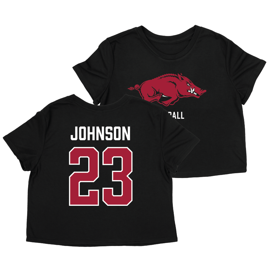 Arkansas Softball Crop Top - Reagan Johnson | #23