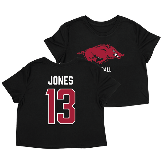 Arkansas Baseball Crop Top - Jayson Jones | #13