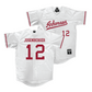 Arkansas Baseball White Jersey - Tavian Josenberger | #12