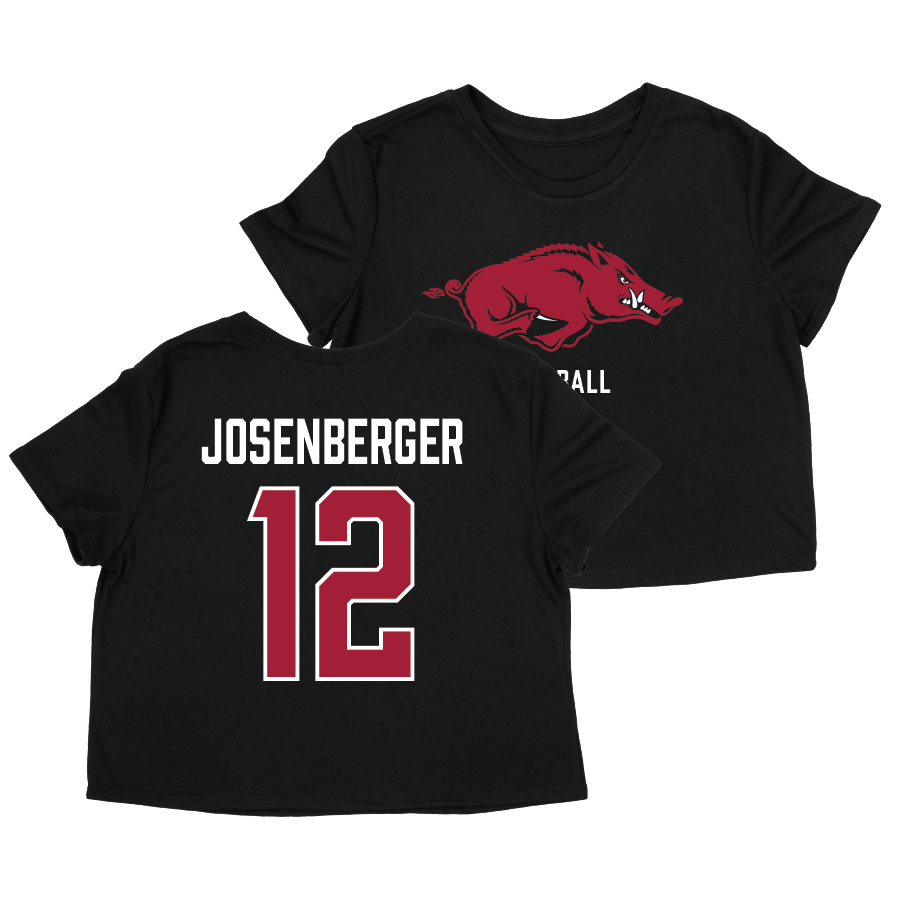 Arkansas Baseball Crop Top - Tavian Josenberger | #12