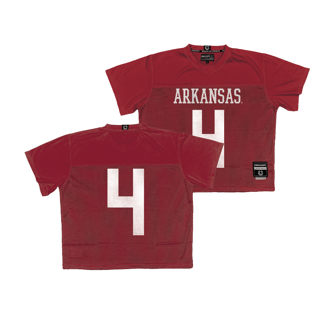 Arkansas Throwback Football Jersey - Anton Juncaj