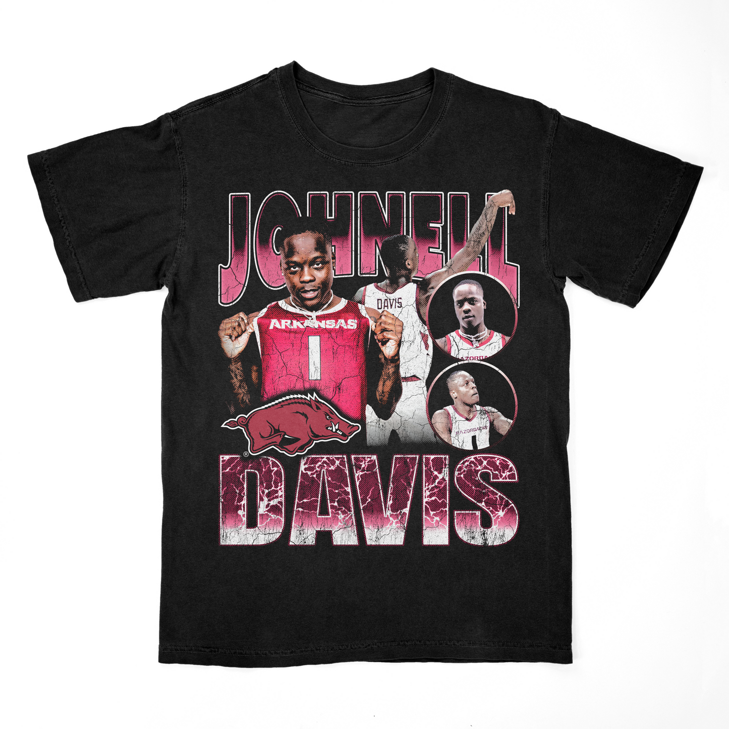 EXCLUSIVE RELEASE: Johnell Davis 90s Graphic Black Tee