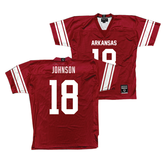 Arkansas Football Cardinal Jersey    - Krosse Johnson