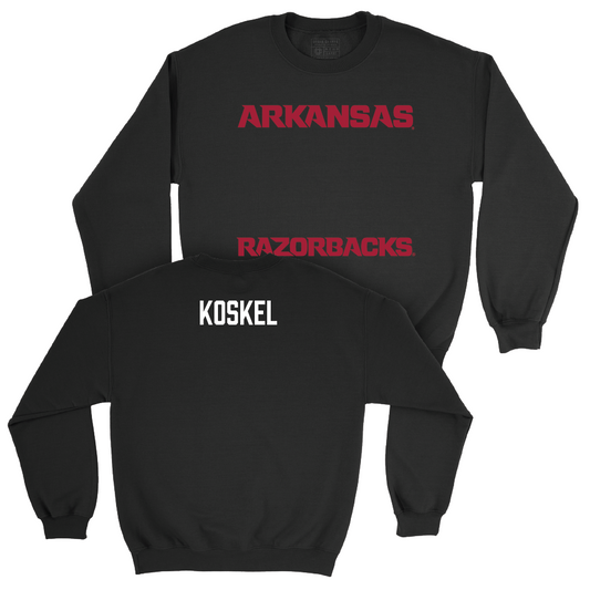 Arkansas Women's Tennis Black Player Crew  - Anet Koskel