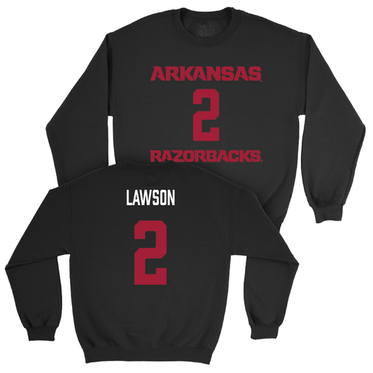 Arkansas Women's Volleyball Black Player Crew - Jada Lawson