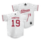 Arkansas Baseball White Jersey - Austin Ledbetter | #19