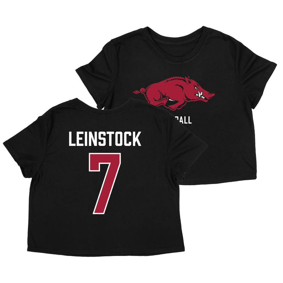 Arkansas Softball Crop Top - Morgan Leinstock | #7