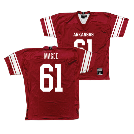 Arkansas Football Cardinal Jersey - Briggs Magee