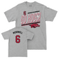 Arkansas Softball Sport Grey Hogs Tee  - Ella McDowell