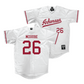 Arkansas Baseball White Jersey - Tate McGuire | #26