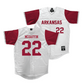 Arkansas Softball White Jersey - Nikki McGaffin | #22
