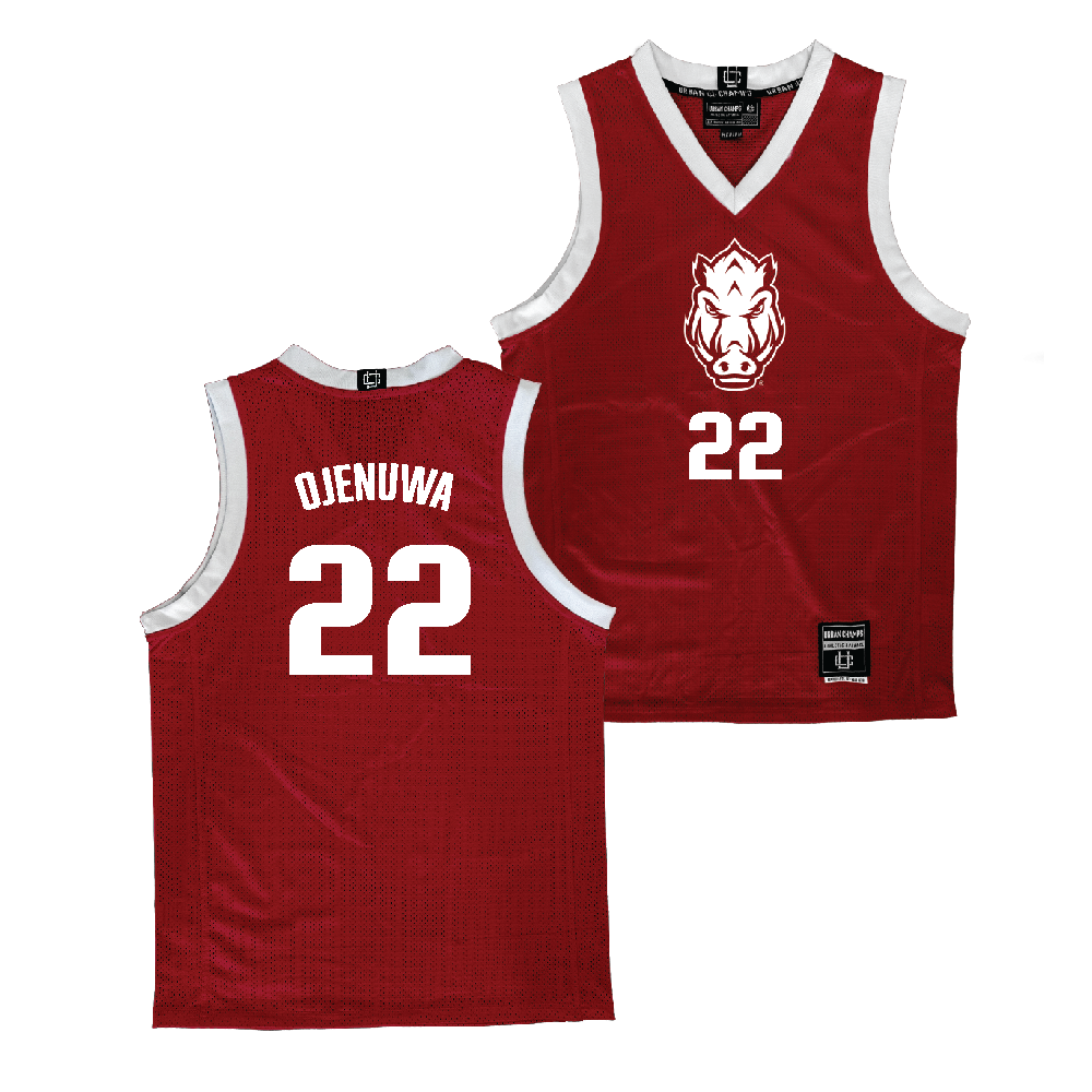 Arkansas Women's Basketball Cardinal Jersey  - Vera Ojenuwa